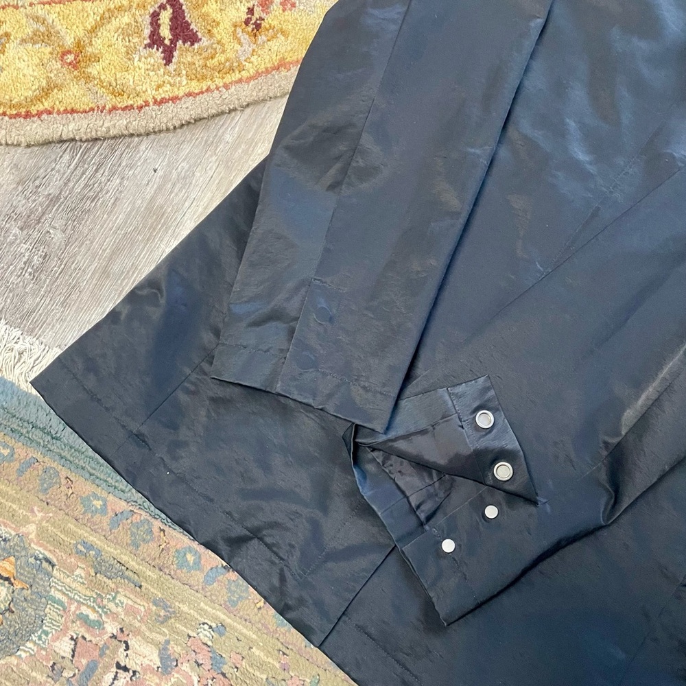 SOLD OUT EILEEN FISHER Cotton Nylon Stand Collar Coat
Black Mid-Length Jacket - Picture 13 of 16